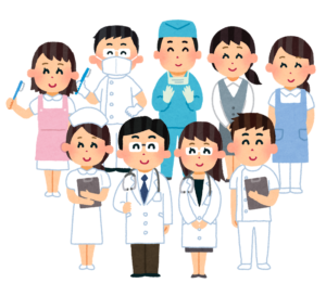 福祉のジェネラリストアプローチを象徴する、多職種連携による包括的支援のイラスト