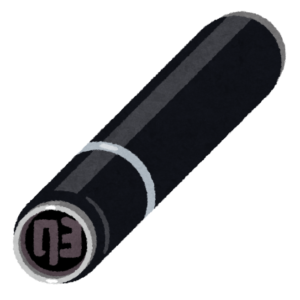 出勤簿や記録の確認に使用するシャチハタ（浸透印）のイラスト